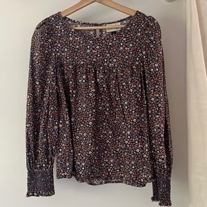Puff sleeve floral Universal Thread blouse.